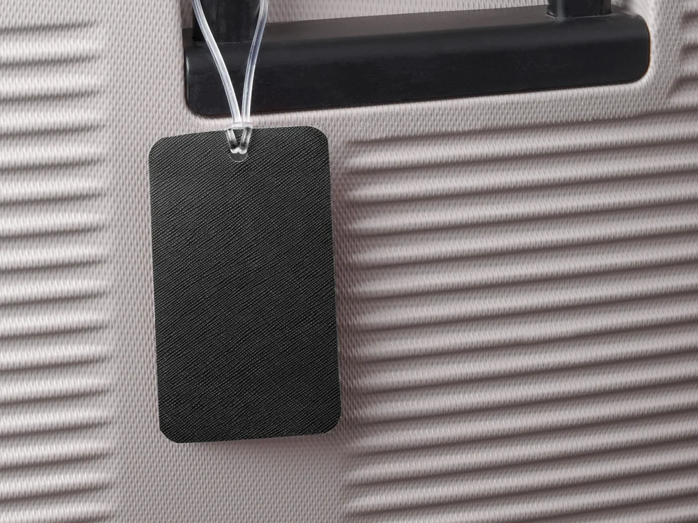 Багажная бирка «Favor» на силиконовой петле, черный - фото 4