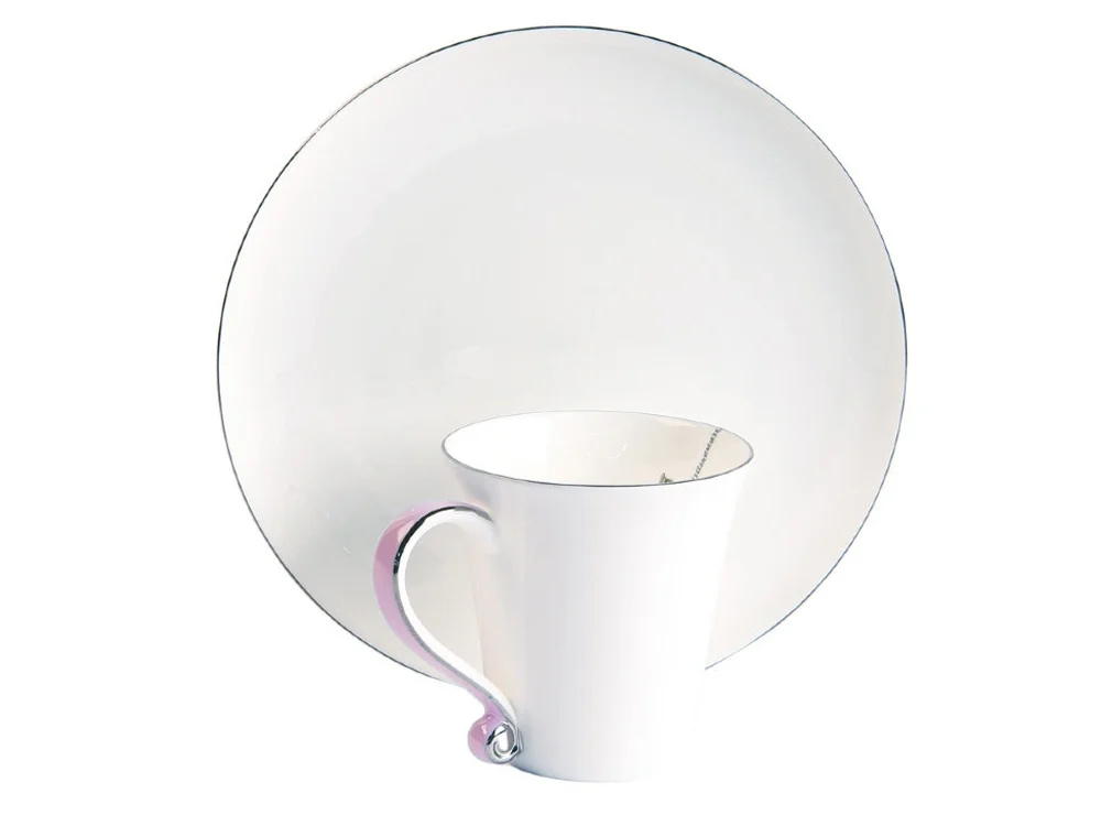 Кружка CUP ALICE PINK белый 260 мл - фото 3