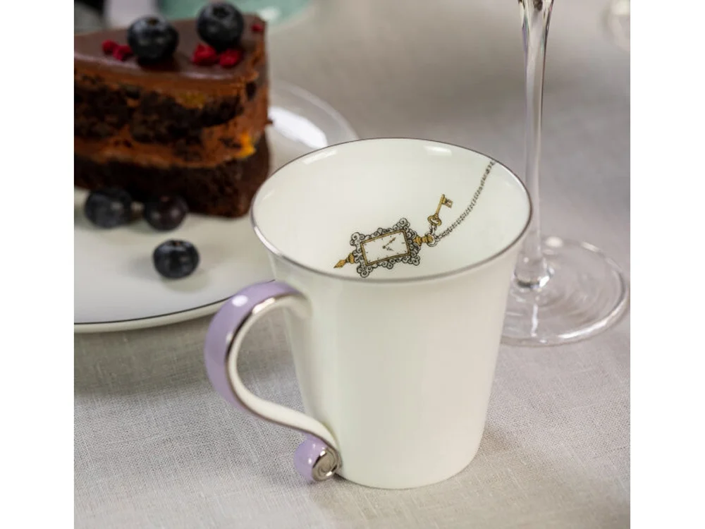 Кружка CUP ALICE LILAC белый 260 мл - фото 5