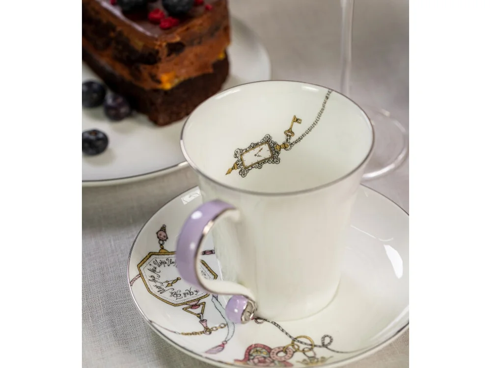 Кружка CUP ALICE LILAC белый 260 мл - фото 6