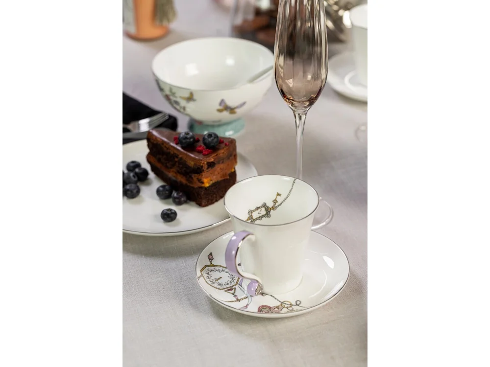 Кружка CUP ALICE LILAC белый 260 мл - фото 7