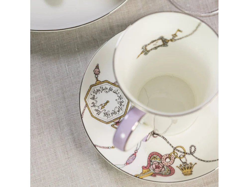 Кружка CUP ALICE LILAC белый 260 мл - фото 9