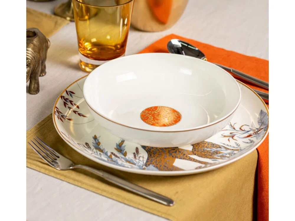 Суповая тарелка «S.PLATE 2 GLD», белый, 530 мл - фото 6