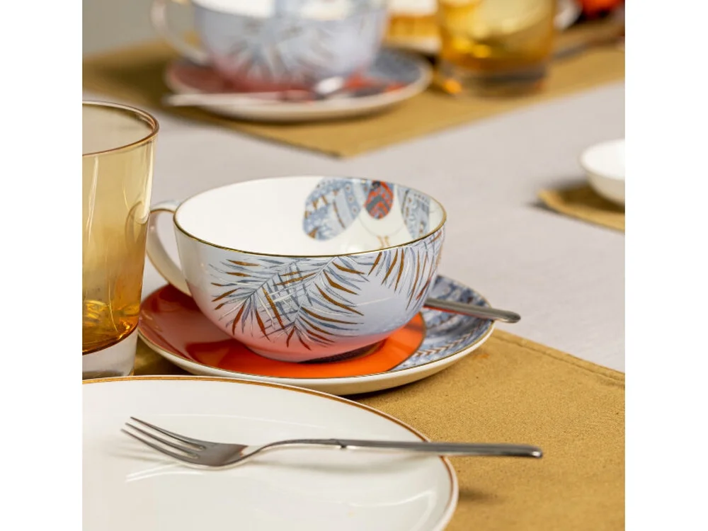 Тарелка PLATE UNI GLD белый - фото 3