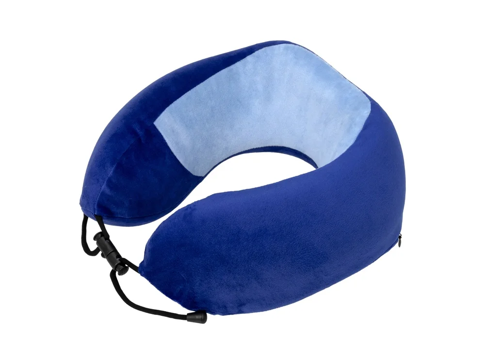 Подушка дорожная с эффектом памяти синий - фото 2