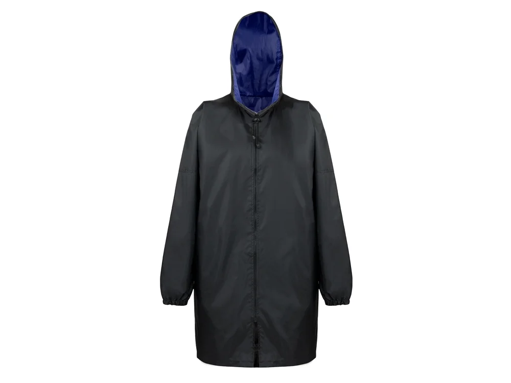 Дождевик Bi-color унисекс синий классический/черный M/L - фото 1