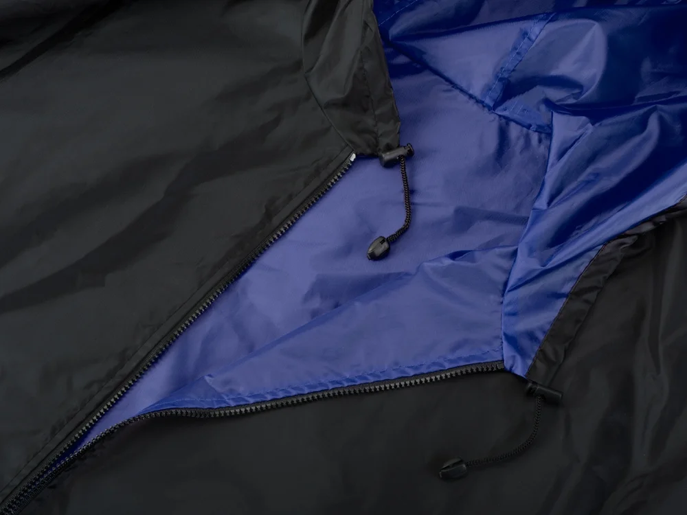 Дождевик Bi-color унисекс синий классический/черный M/L - фото 10