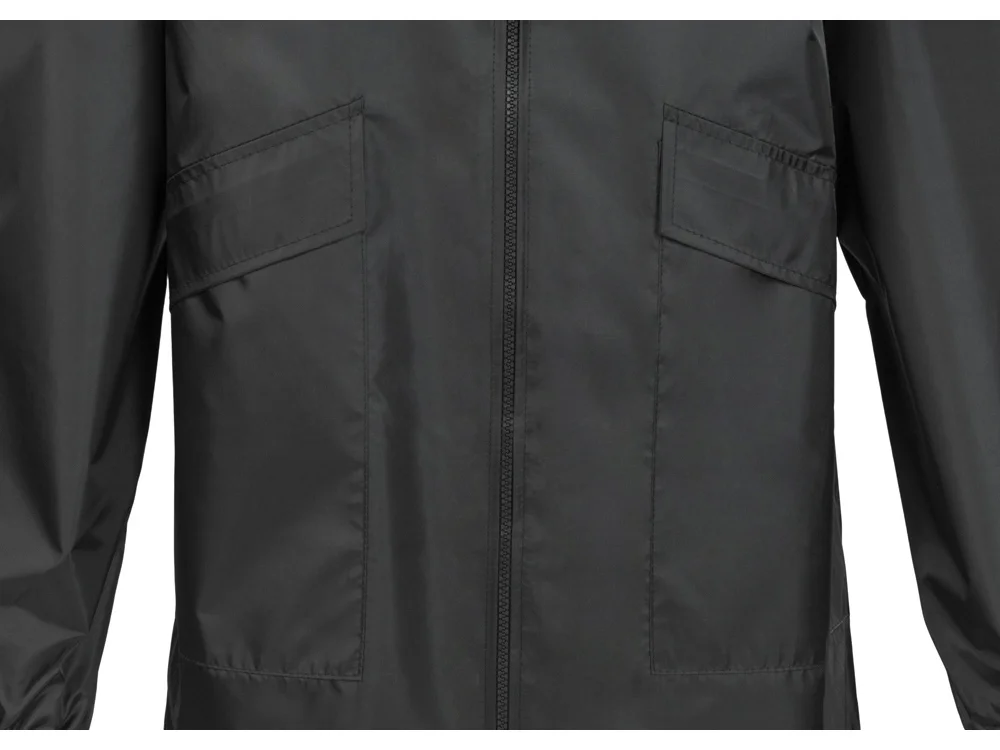 Дождевик Parka унисекс черный XL - фото 6