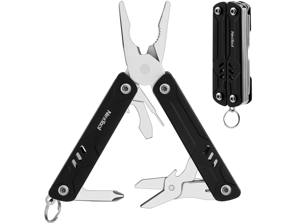 Мультитул NexTool Mini Sailor Pliers Lite черный - фото 1