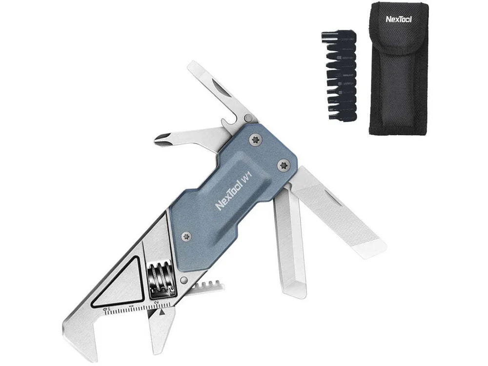 Мультитул-ключ Nextool Light Wrench W1 с набором бит - фото 1