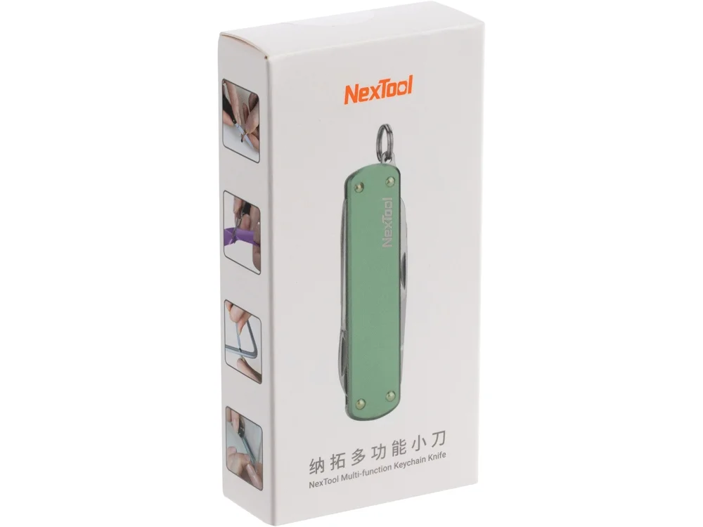 Нож-брелок Nextool Mini зеленый - фото 4
