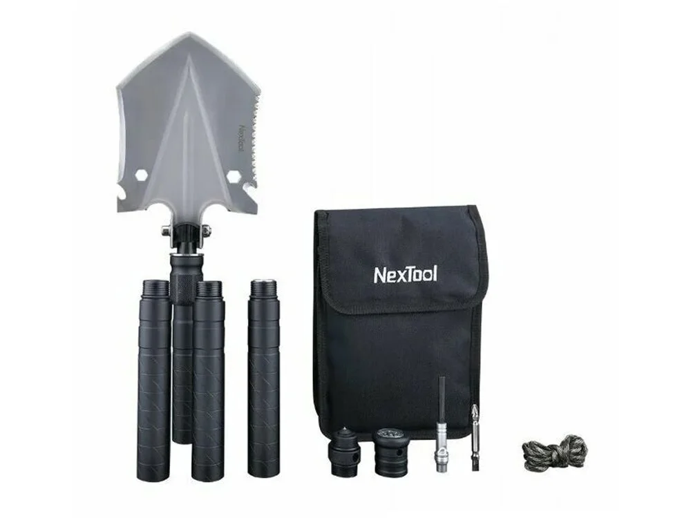 Складная лопата Nextool черный - фото 2