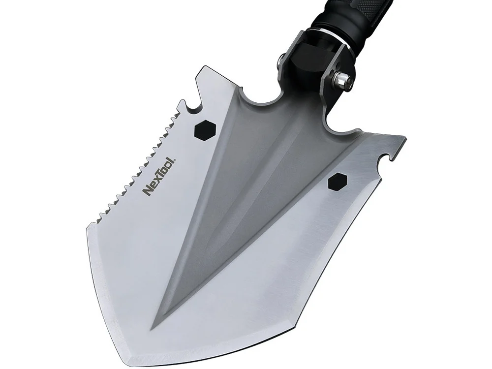 Складная мини лопата Nextool черный - фото 2