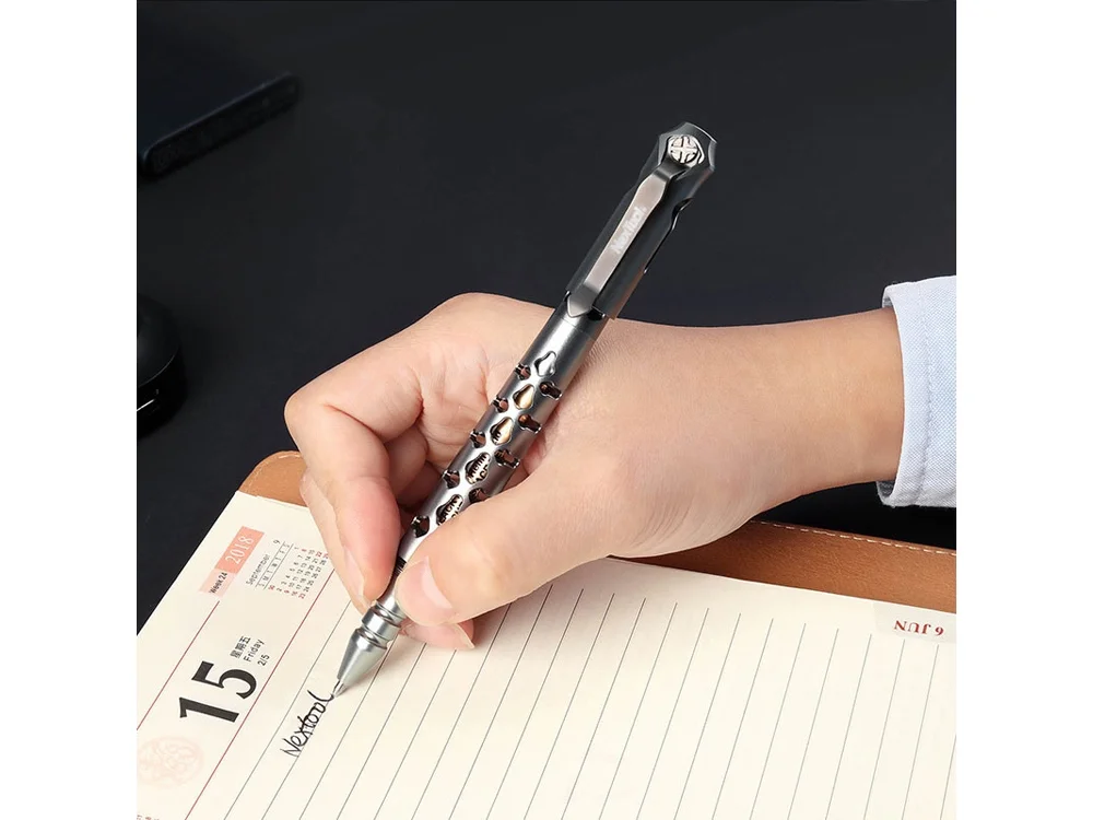 Тактическая ручка Nextool Dragon Bone серый титановый - фото 6