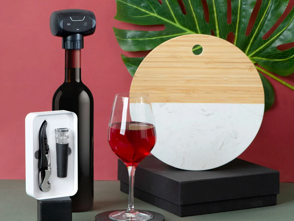 Автоматическая вакуумная пробка- насос для вина Saver черный - фото 9