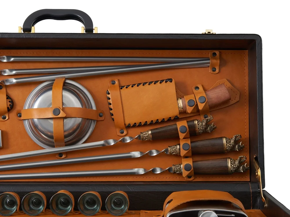 Подарочный набор темно-коричневый/рыжий - фото 12