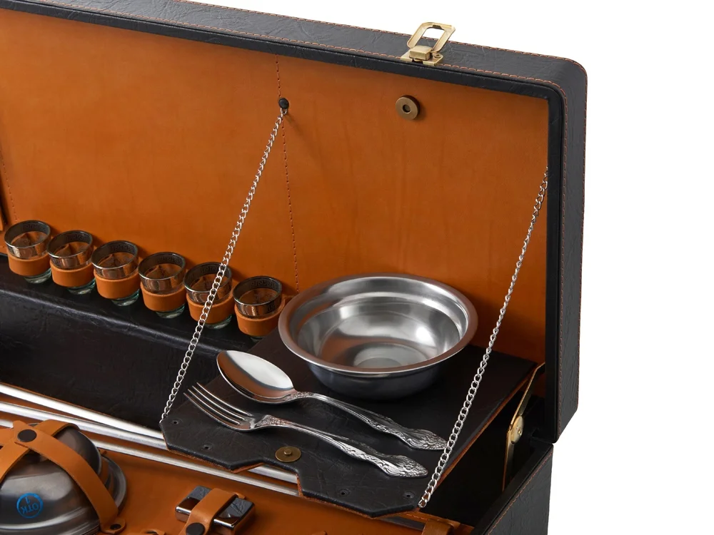 Подарочный набор темно-коричневый/рыжий - фото 14