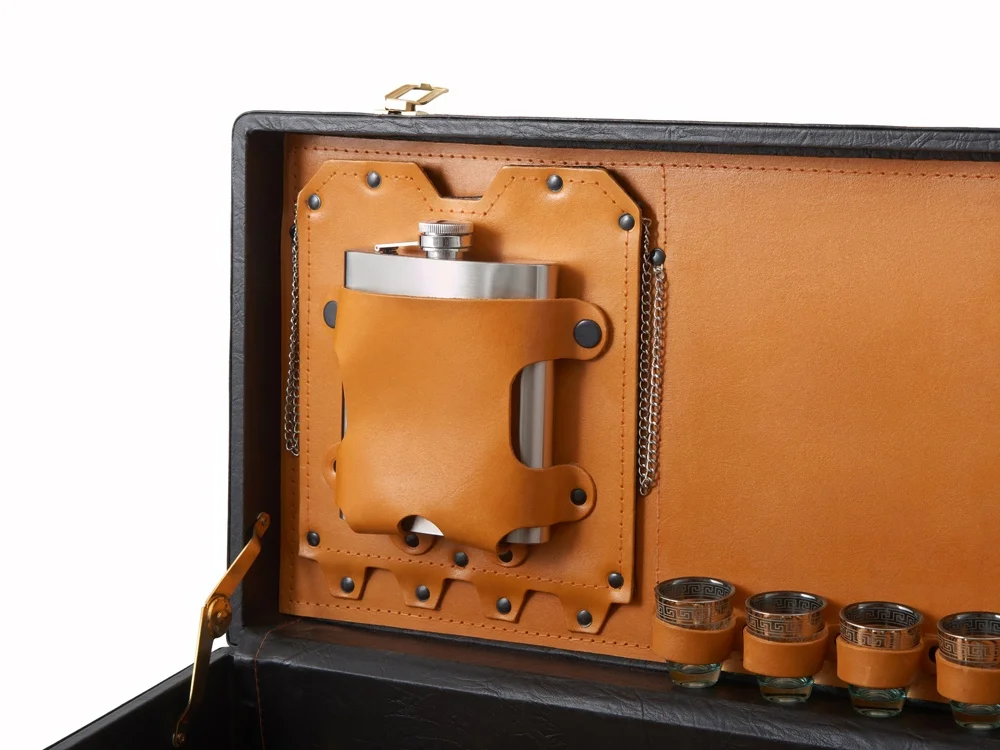 Подарочный набор темно-коричневый/рыжий - фото 5