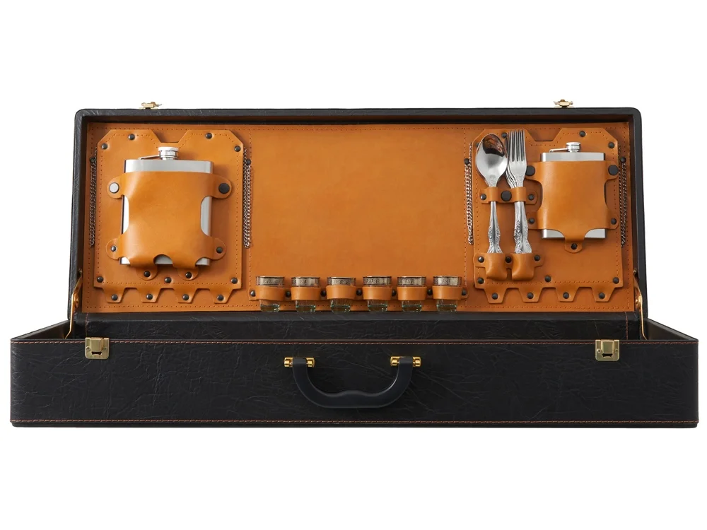 Подарочный набор темно-коричневый/рыжий - фото 9