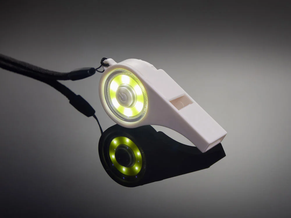 Свисток с фонариком Oxi белый - фото 7