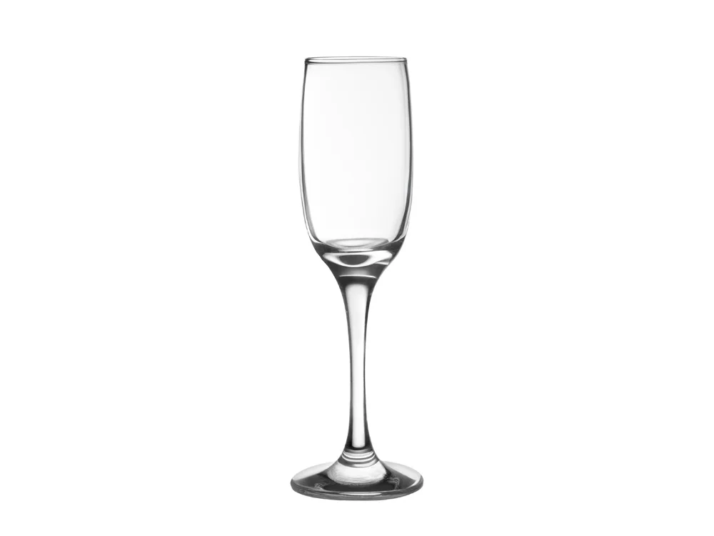 Бокал для шампанского Flute прозрачный 180 мл - фото 2