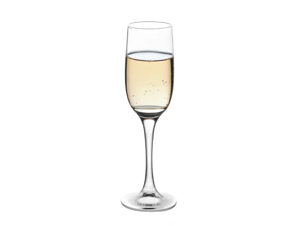 Бокал для шампанского Flute прозрачный 180 мл - фото 3