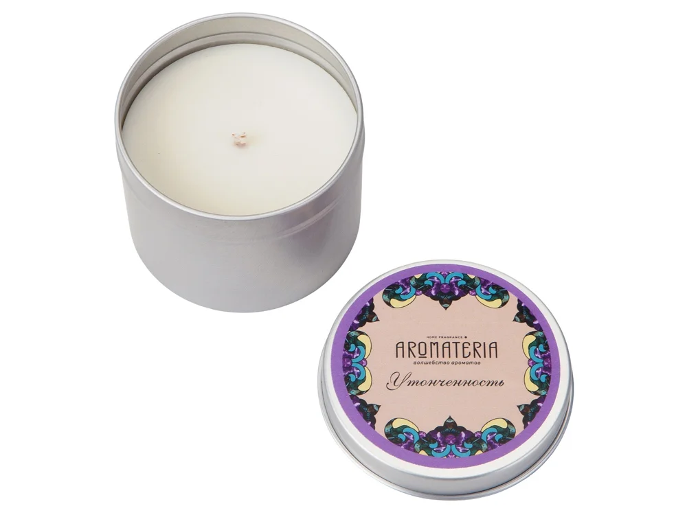 Набор: платок Каменный цветок и свеча Утонченность малахитовый - фото 6