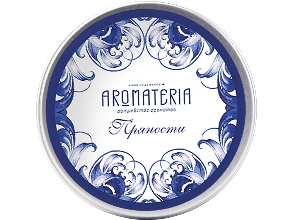 Набор: платок «Гжель» и свеча «Птица счастья», синий - фото 8