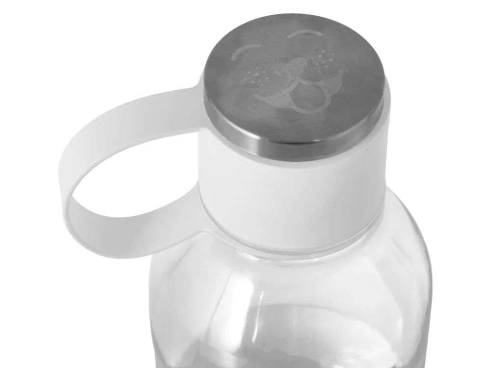 Бутылка для воды 2-в-1 Dog Bowl Bottle для питомцев 1500 мл с гравировкой на крышке белый - фото 2