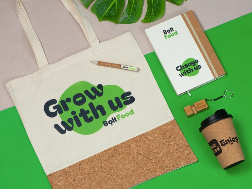 Welcome pack Hello eco с нанесением натуральный 350 мл - фото 2