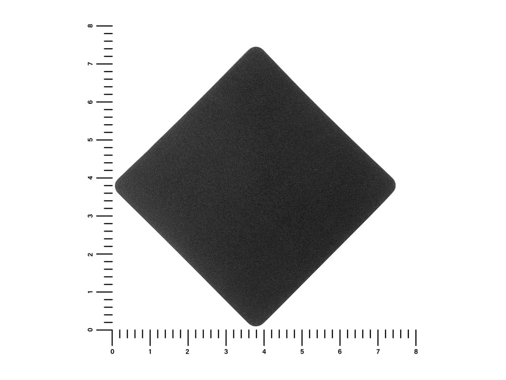 Патч «Ромб», nubuk, черный - фото 2