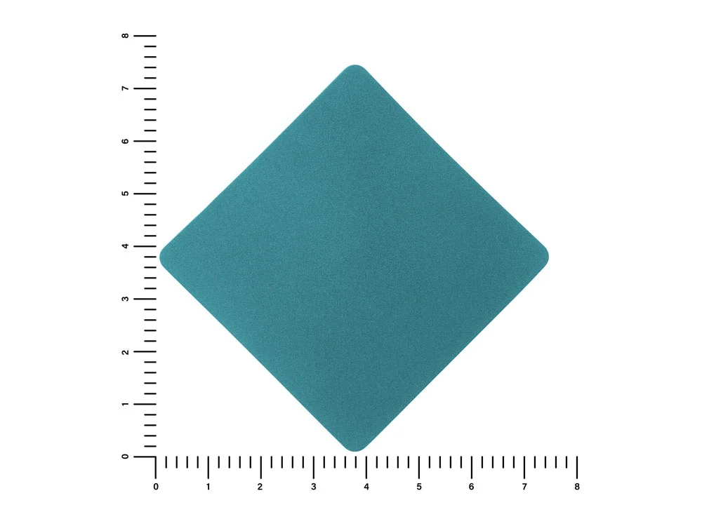 Патч Ромб nubuk голубой - фото 2