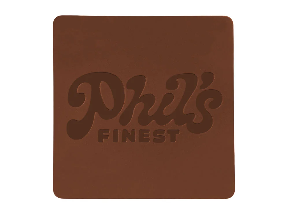 Патч Квадрат soft-touch коричневый - фото 3