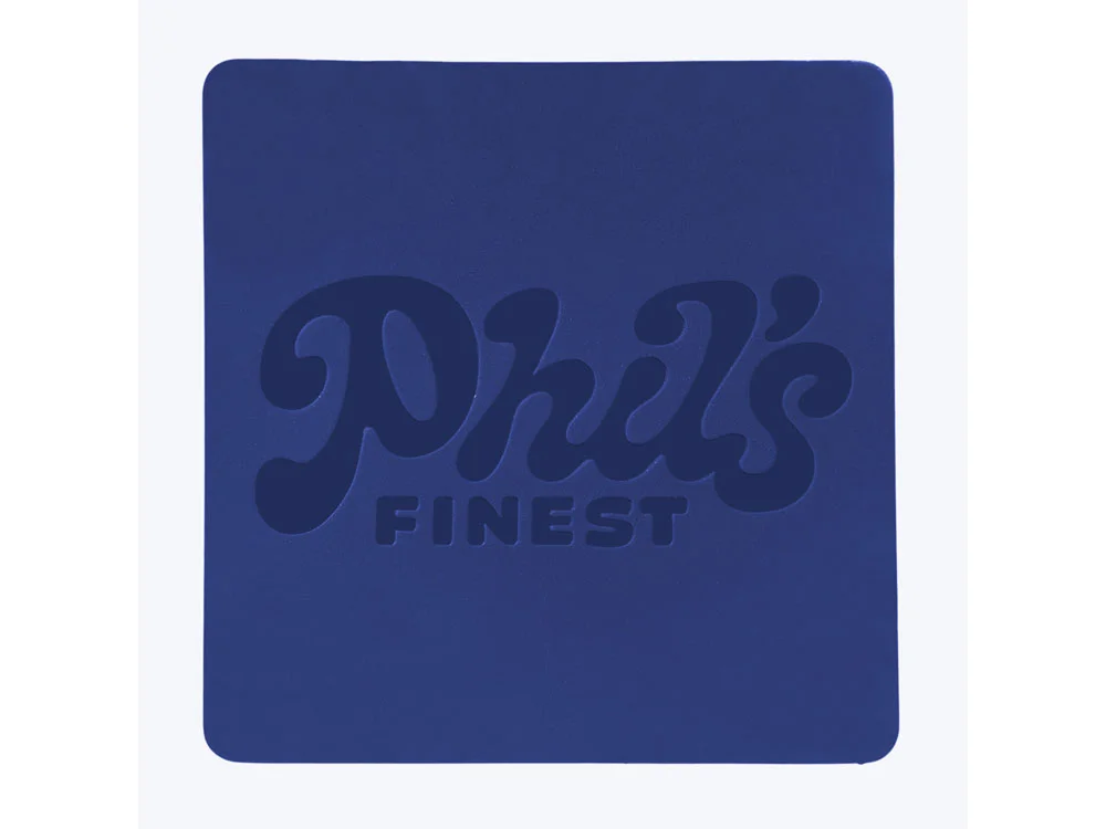 Патч Квадрат soft-touch синий - фото 3