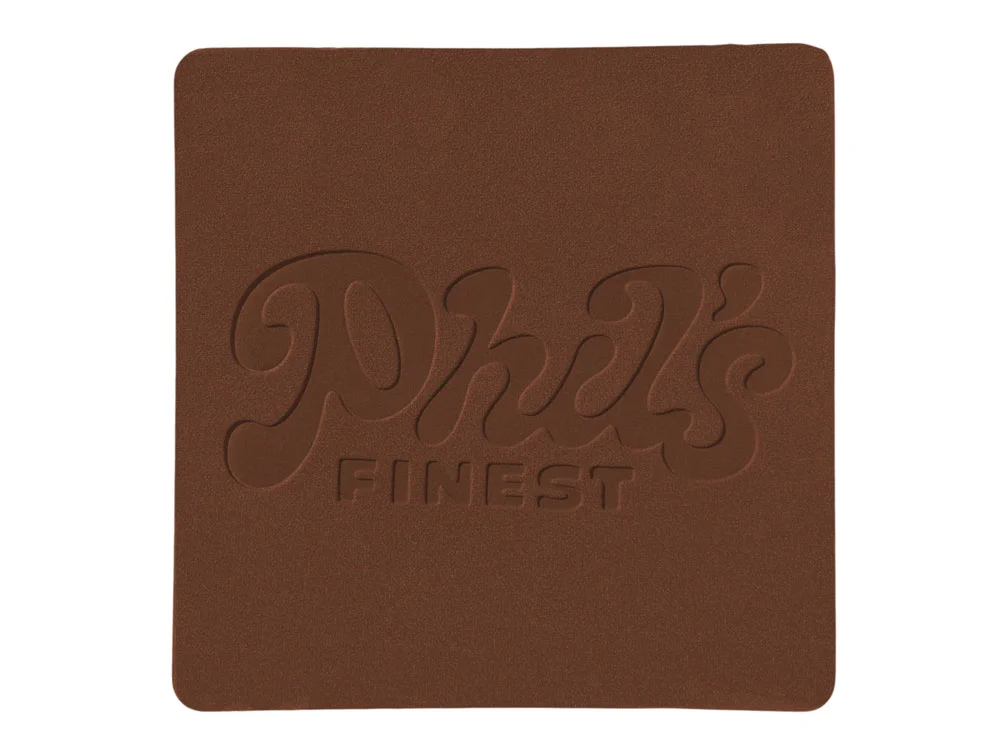 Патч Квадрат nubuk коричневый - фото 3