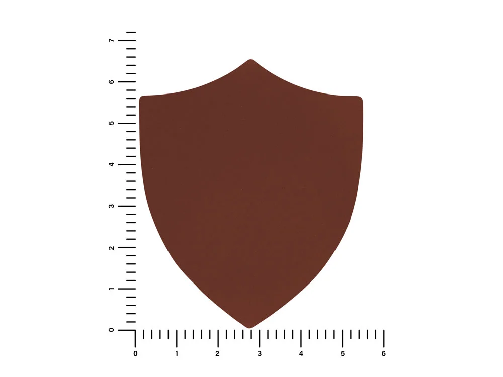 Патч Щит soft-touch коричневый - фото 2