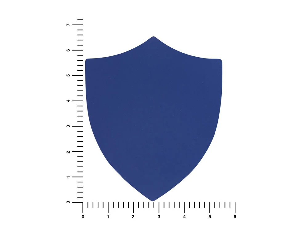 Патч Щит soft-touch синий - фото 2