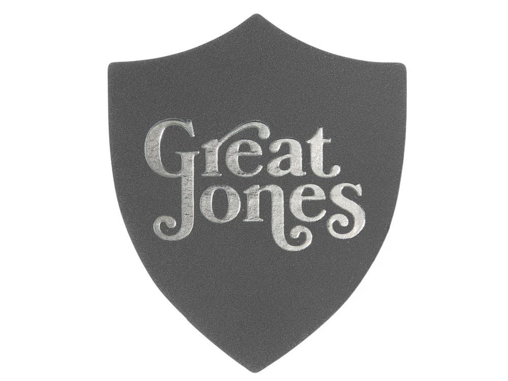 Патч Щит nubuk серый - фото 3