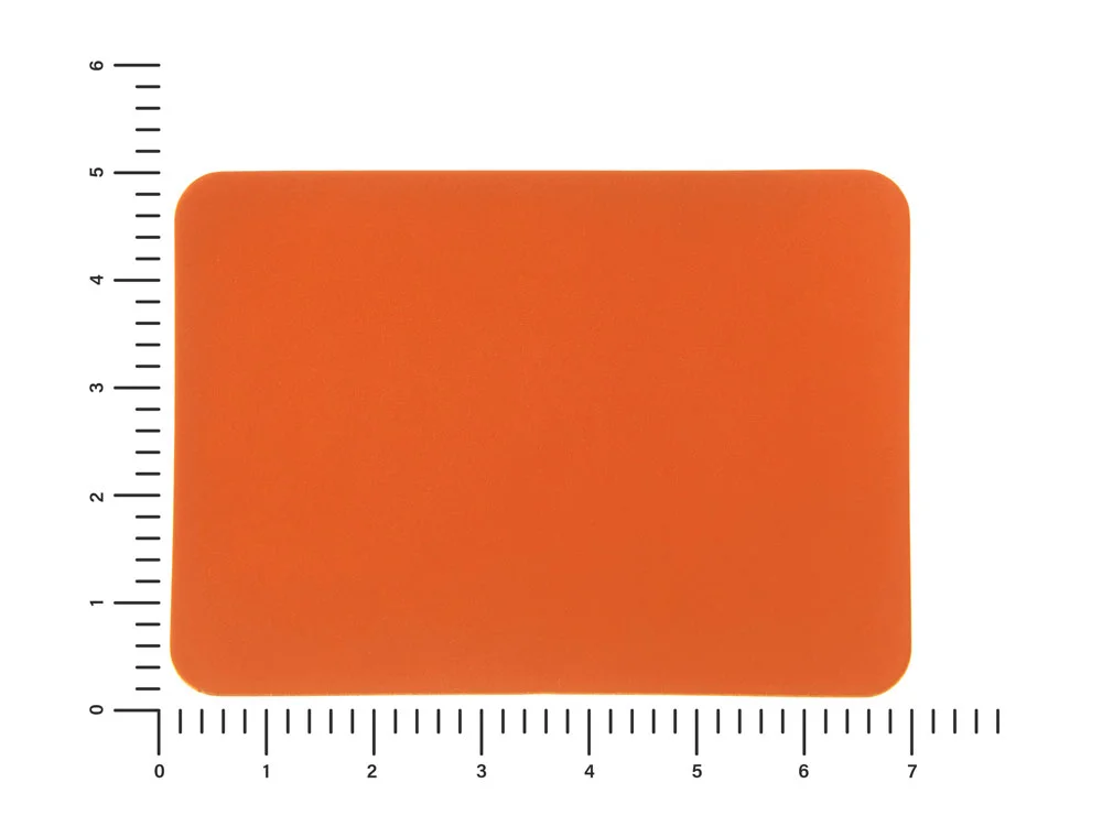 Патч «Прямоугольный», soft-touch, оранжевый - фото 2