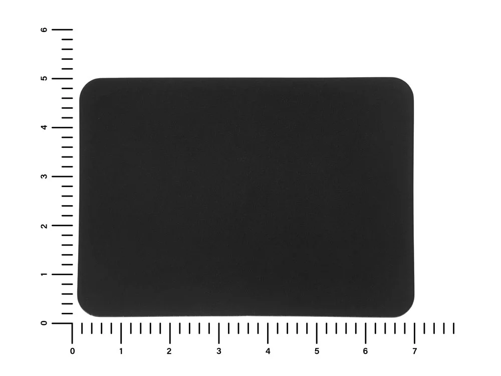 Патч Прямоугольный soft-touch черный - фото 2