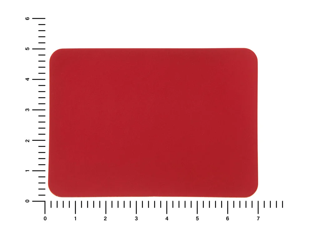 Патч «Прямоугольный», soft-touch, красный - фото 2