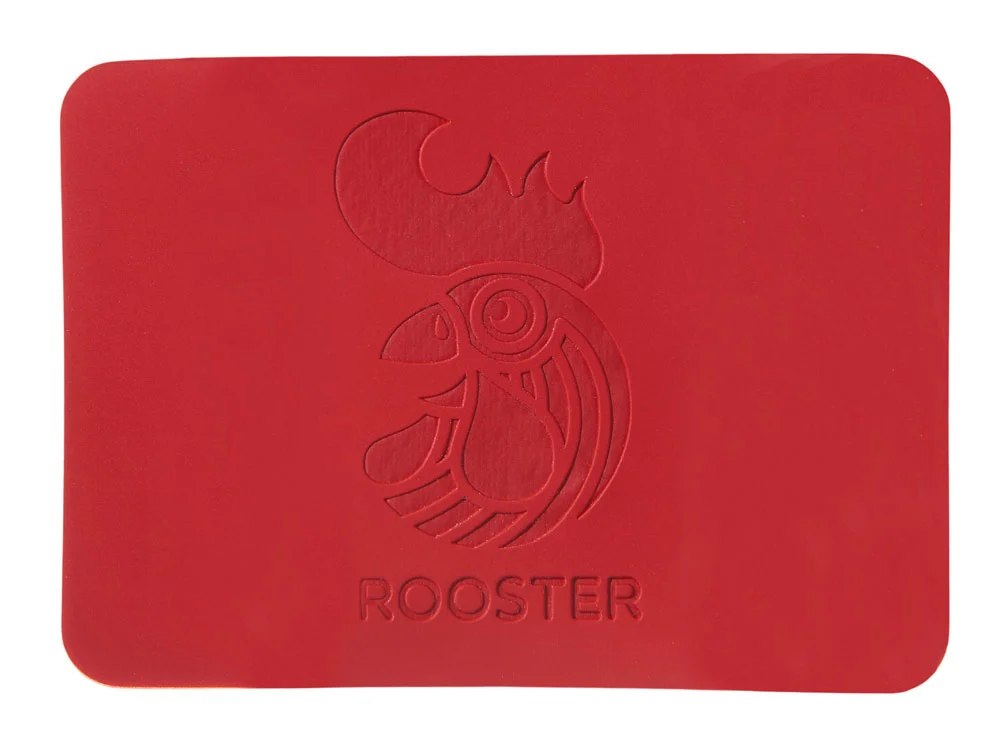 Патч «Прямоугольный», soft-touch, красный - фото 4