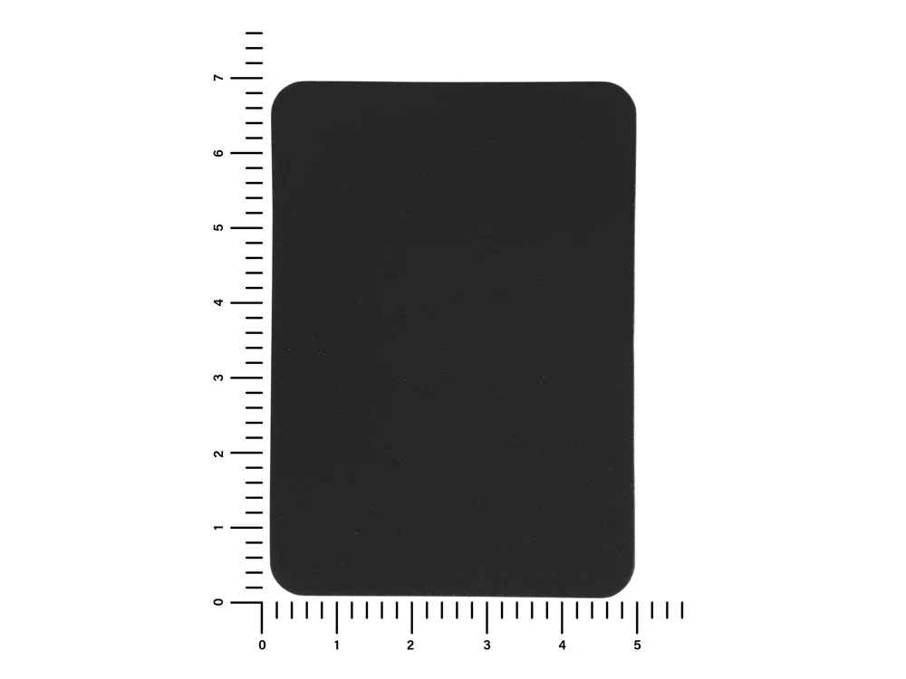 Патч «Прямоугольный», nubuk, черный - фото 3