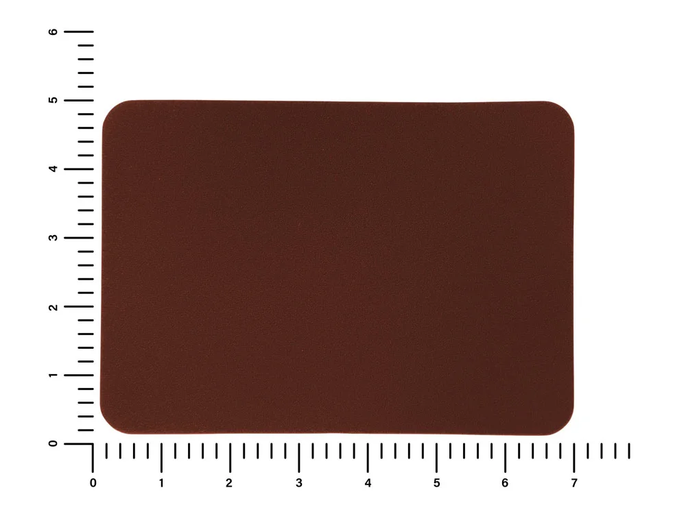 Патч Прямоугольный nubuk коричневый - фото 2