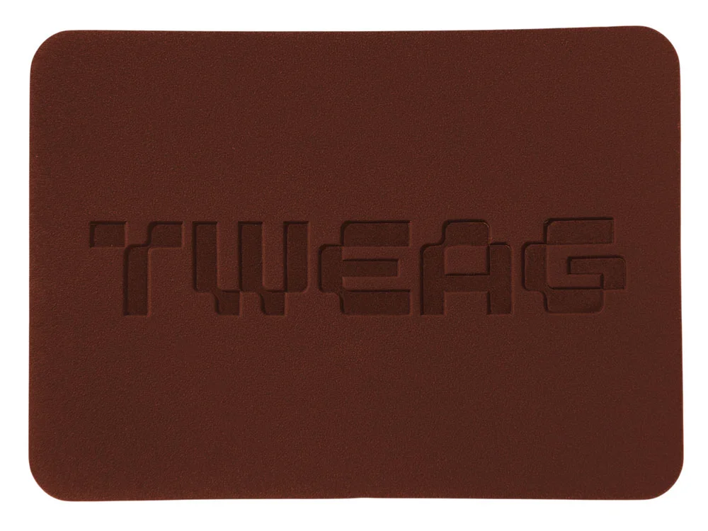 Патч Прямоугольный nubuk коричневый - фото 4