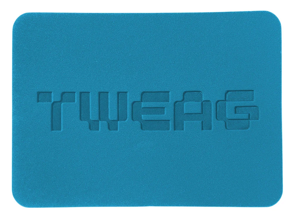 Патч Прямоугольный nubuk голубой - фото 4