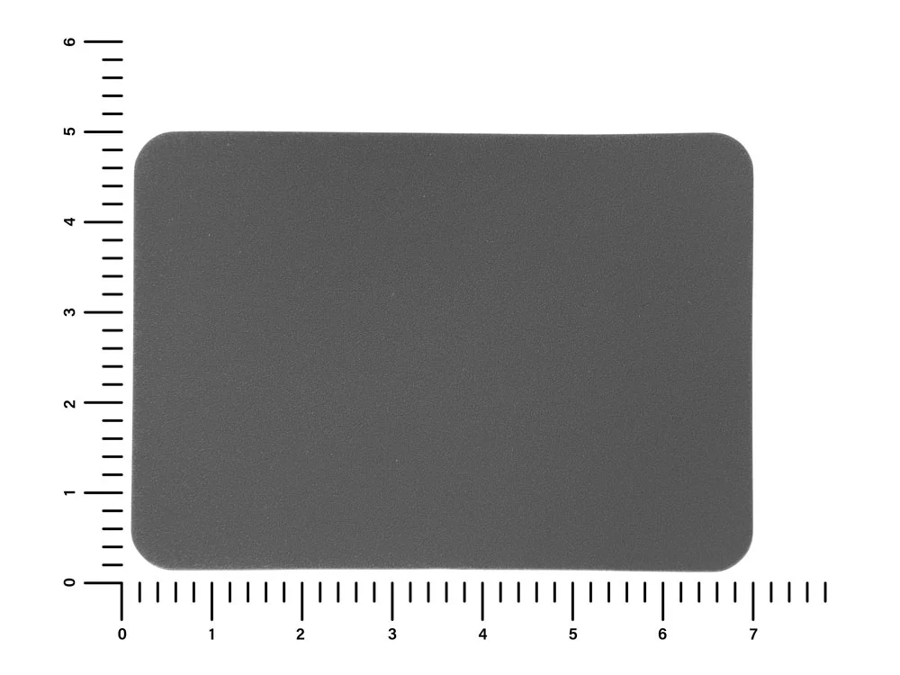 Патч Прямоугольный nubuk серый - фото 2