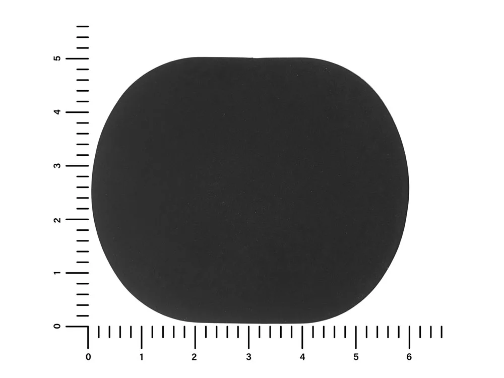 Патч Овал soft-touch черный - фото 2