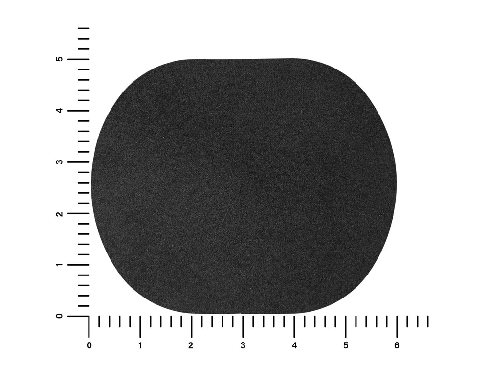 Патч «Овал», nubuk, черный - фото 2