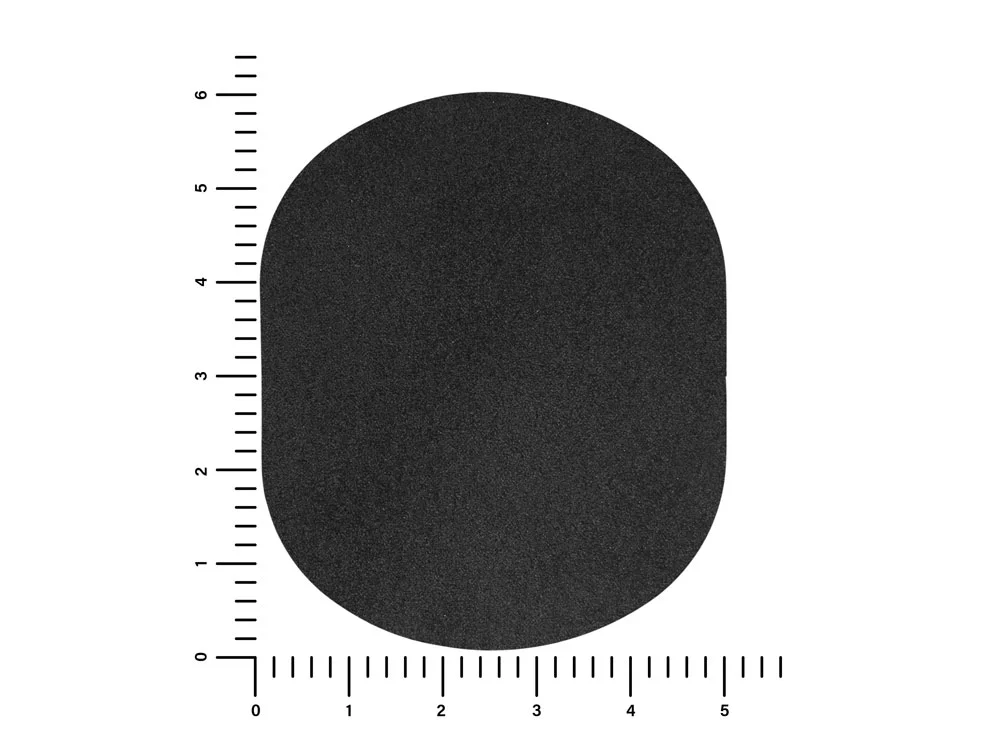 Патч «Овал», nubuk, черный - фото 3